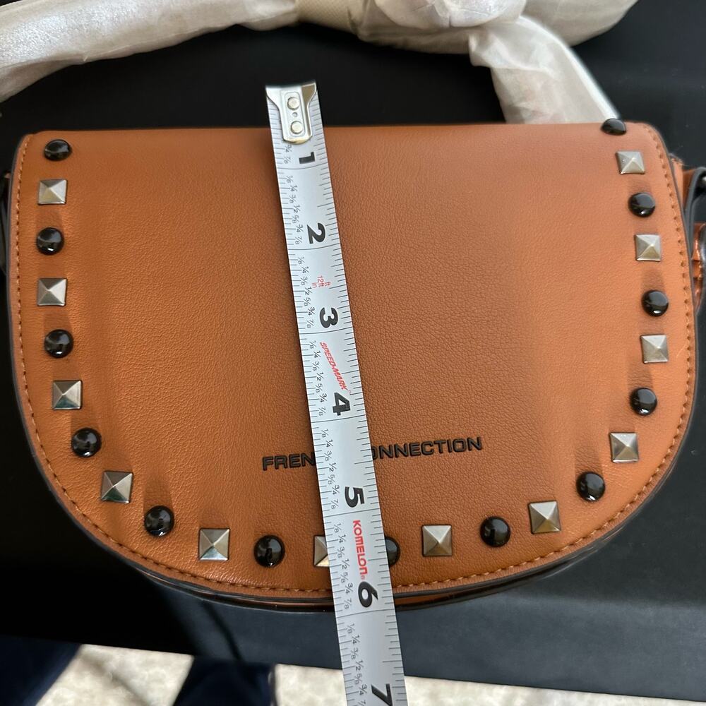 French Connection Brown Studded Women's Bag. NWT - Picture 8 of 8